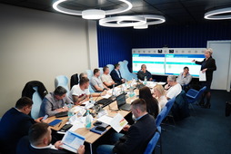 Participants of the seismic exploration risk management session at Gazprom Nedra