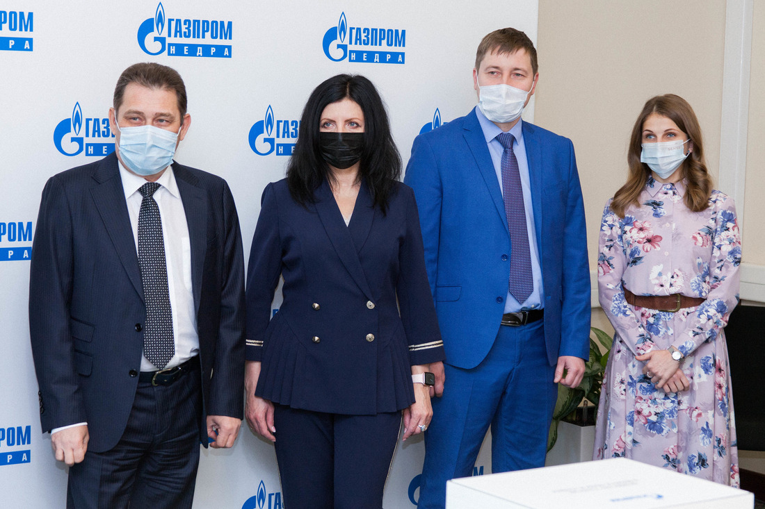 Gazprom Nedra LLC design team — laureates of the PJSC Gazprom Science and Technology Prize for 2021