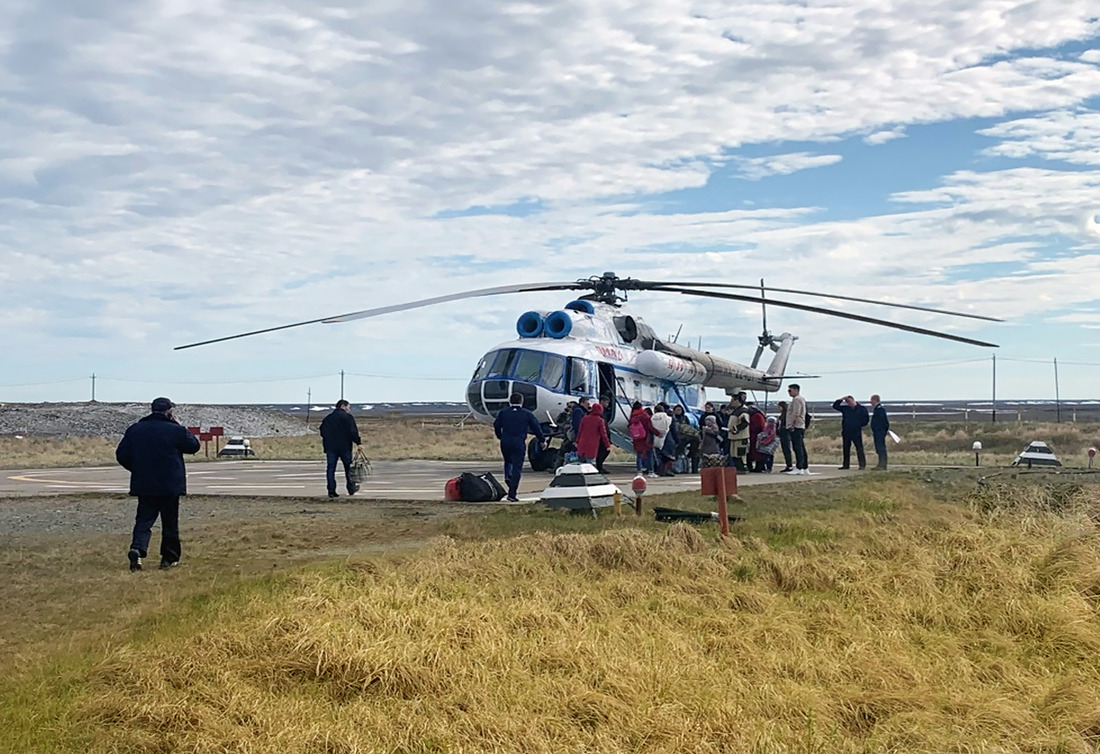 Arrangement of air transportation in Yamal District