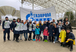 The environmental campaign started on Poklonnaya Hill in Moscow