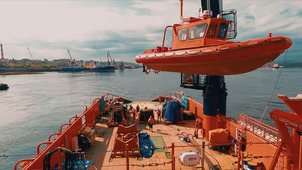 A comprehensive training exercise is carried out before the offshore platform saw its departure to the drilling point