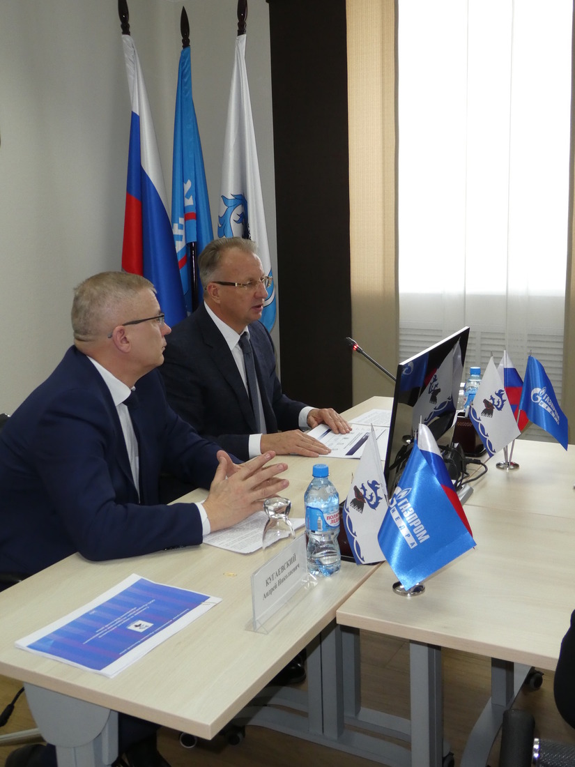 Vsevolod Cherepanov, Gazprom Nedra LLC General Director, told the meeting participants about the plans of the company production activities on the land of the Yamal Peninsula and on the Priyamal Shelf of the Kara Sea