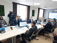 Participants of the meeting of Gazprom Nedra LLC delegation and Yamal District, YNAO, management.